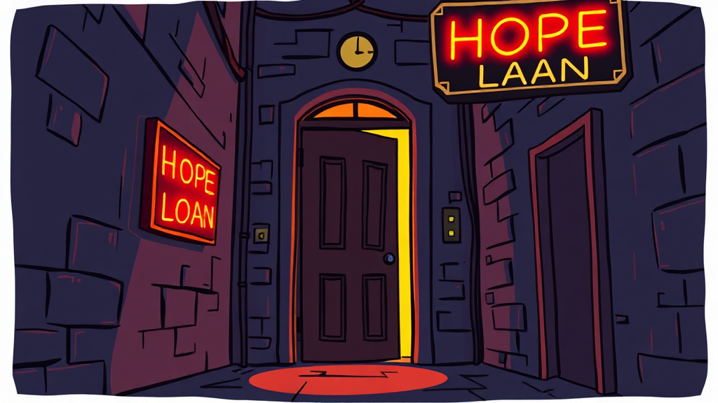 저신용자 대출, 왜 필요할까? (cartoon 스타일)