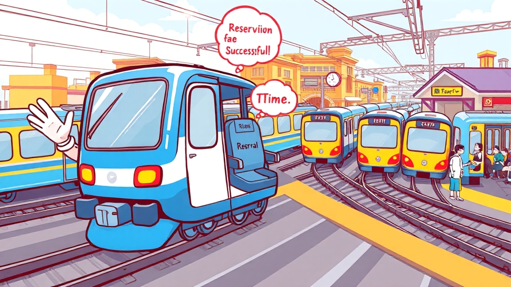 KTX/SRT 예매 방법 (cartoon 스타일)