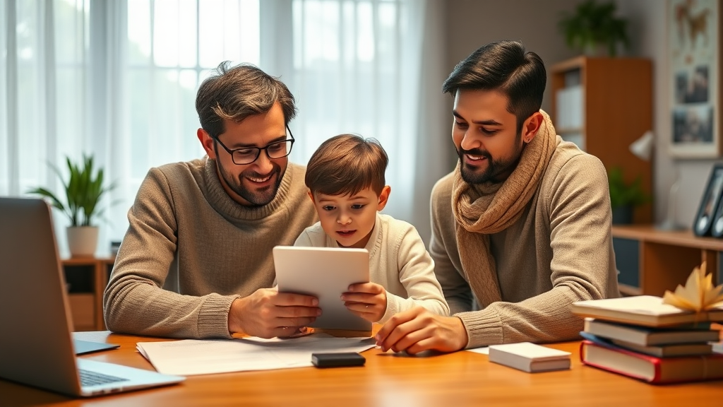 자녀 주식 계좌, 어떻게 개설하나요? (realistic 스타일)