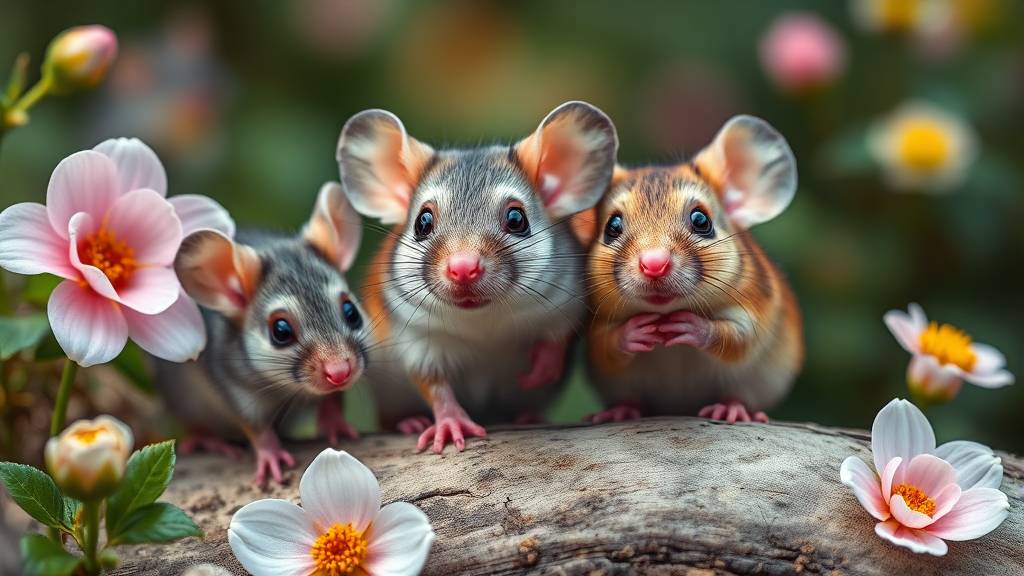 쥐띠 운세 (realistic 스타일)