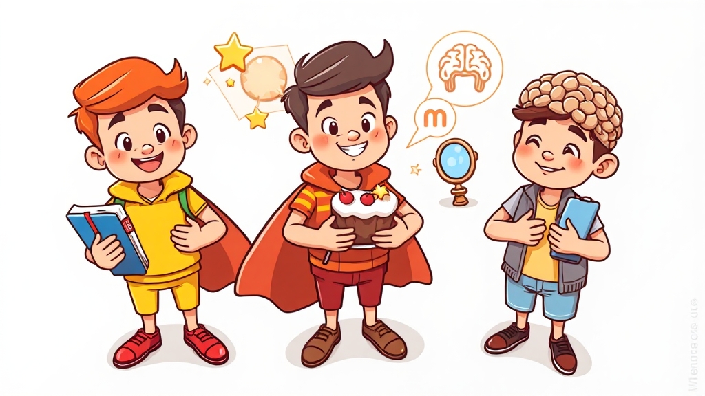 Duolingo, Babbel, Memrise: 인기 앱 심층 비교 (cartoon 스타일)