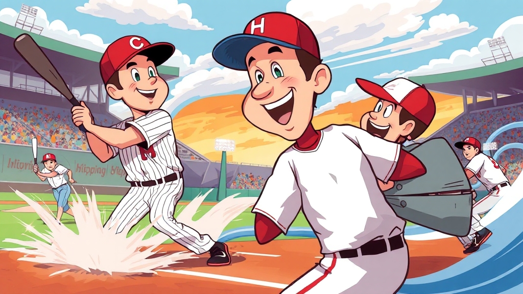 불꽃야구 다시보기 꿀팁 대방출 (cartoon 스타일)