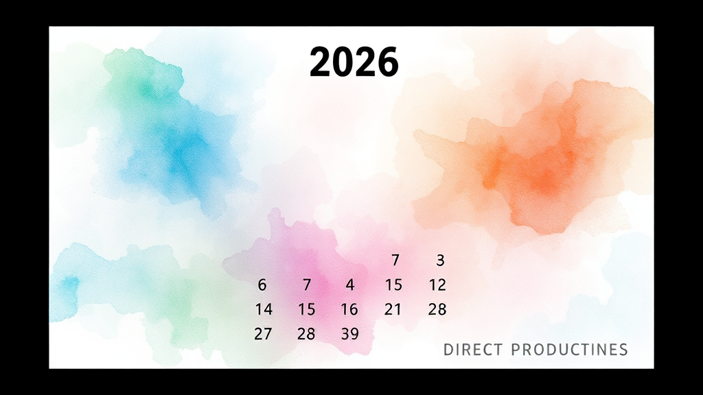 다양한 2026년 달력 템플릿 소개 (watercolor 스타일)