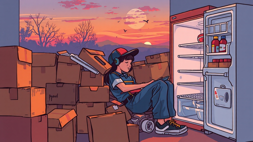 찬반 의견, 팽팽한 대립 (cartoon 스타일)