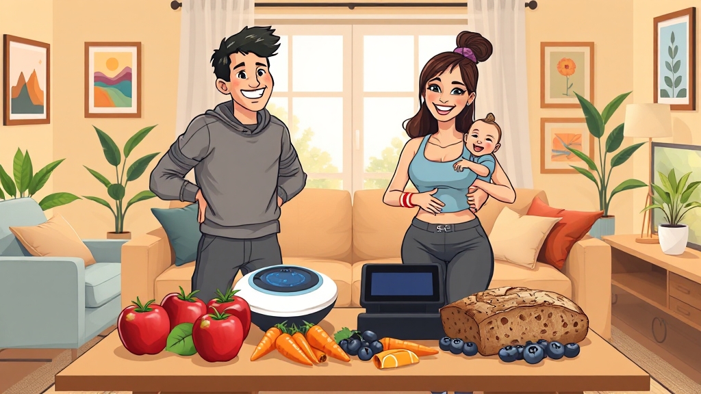 부모님 건강을 위한 선물 (cartoon 스타일)