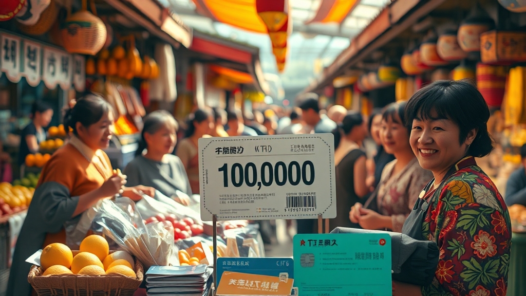 소비쿠폰, 똑똑하게 활용하기 (realistic 스타일)