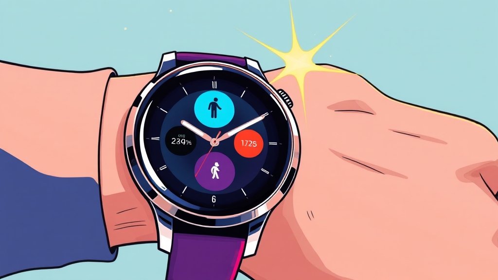 AI 웰니스 및 건강 관리 (cartoon 스타일)