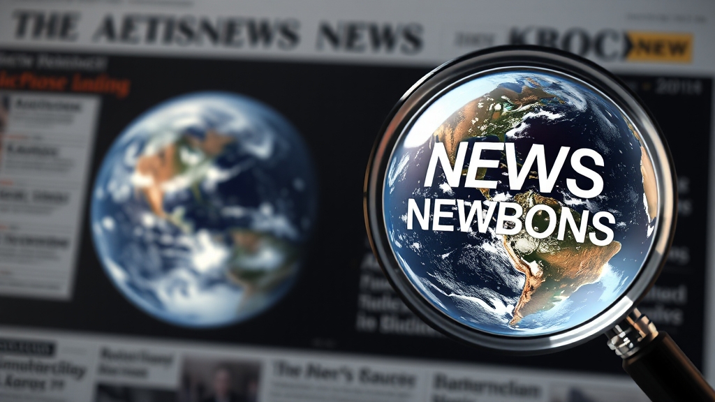 오늘의 주요 뉴스 (realistic 스타일)