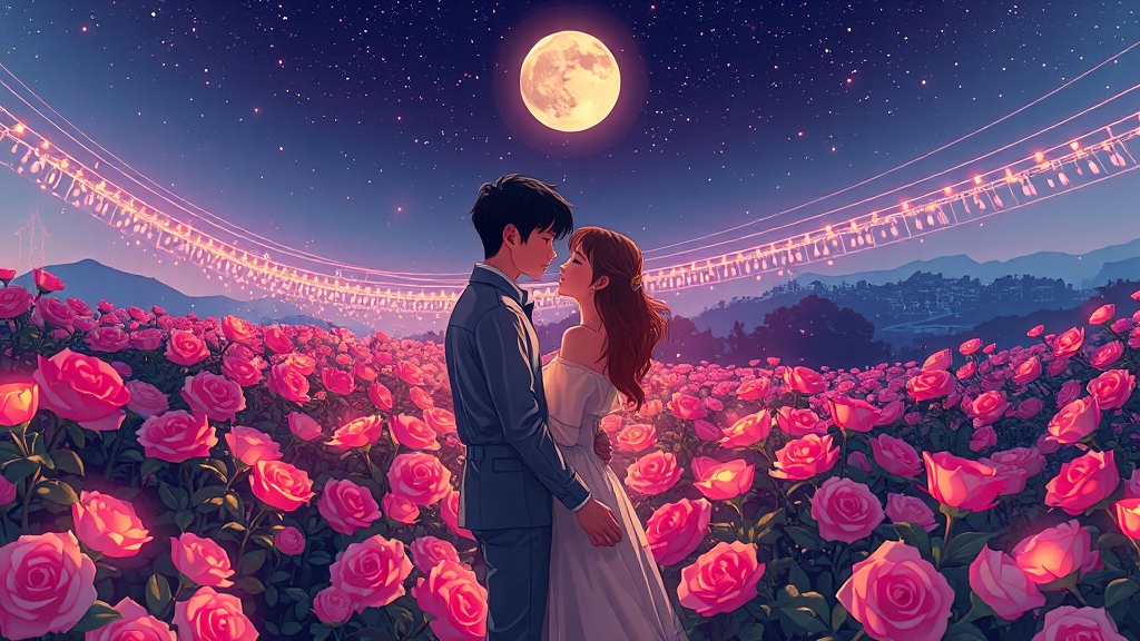야간 경관 및 이벤트 (illustration 스타일)