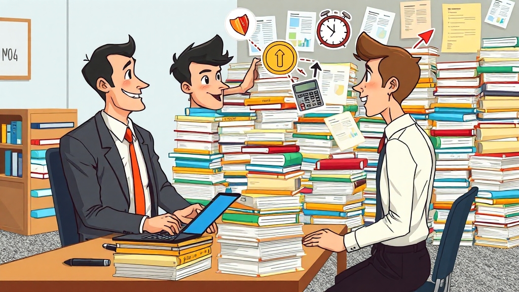 절세 전략 (cartoon 스타일)