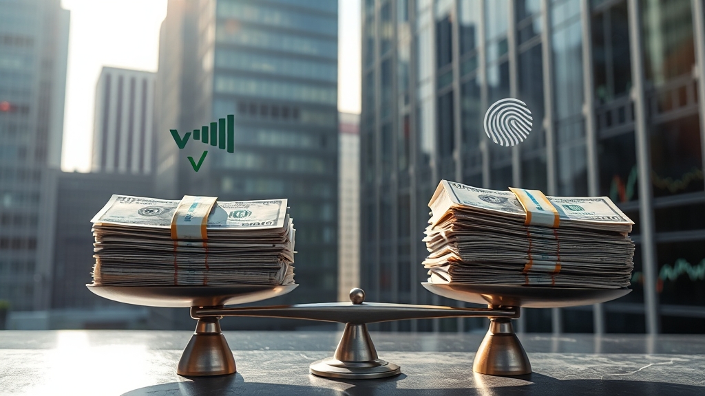 대환대출 종류 비교: 정책자금 vs 은행 대출 (realistic 스타일)