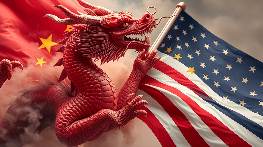 미중 갈등, 왜 심화됐나? (realistic 스타일)