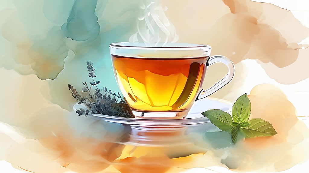 스트레스와 장 건강, 소화불량의 숨겨진 연결고리 (watercolor 스타일)