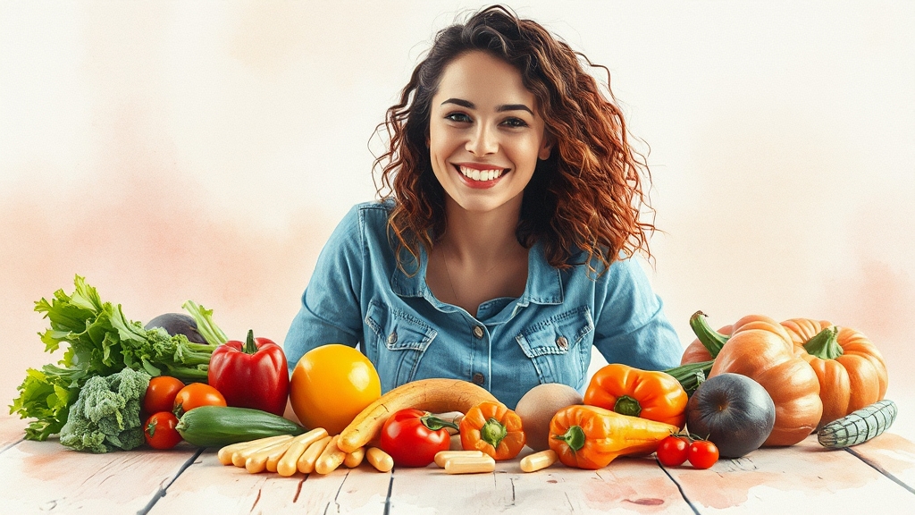 식이섬유와 함께 섭취 효과 (watercolor 스타일)