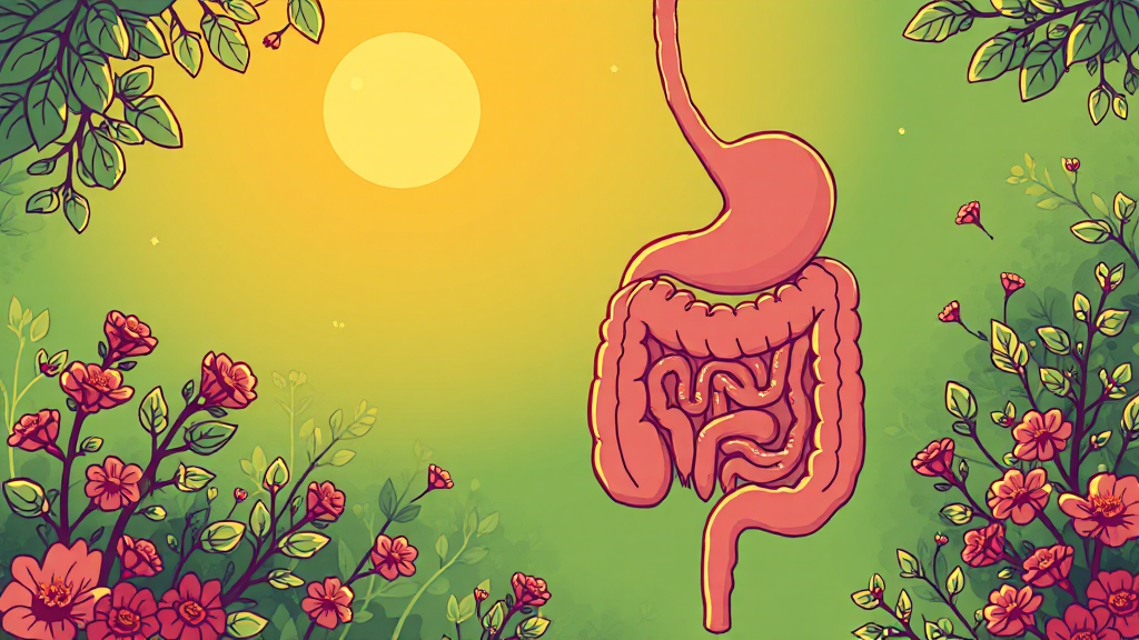 매스틱 유산균 복용법 (illustration 스타일)