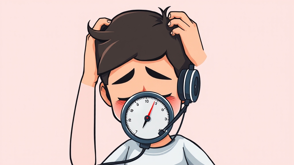 초기 증상과 위험 요인 (cartoon 스타일)
