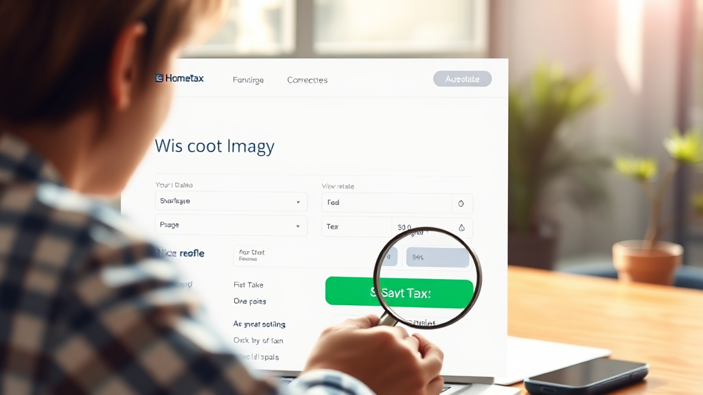 간소화 서비스 활용법 (realistic 스타일)