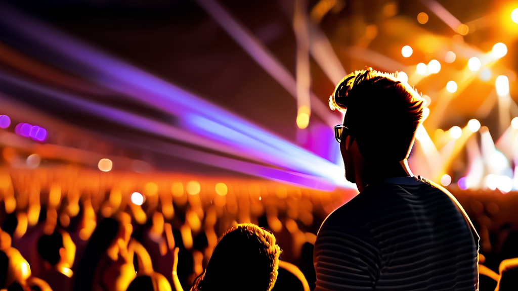 콘서트 콘텐츠 분석: 다채로운 무대와 팬 참여 (realistic 스타일)