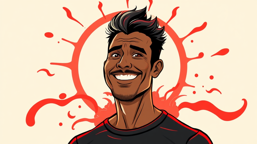 흑생강 효능: 활력 증진 (illustration 스타일)