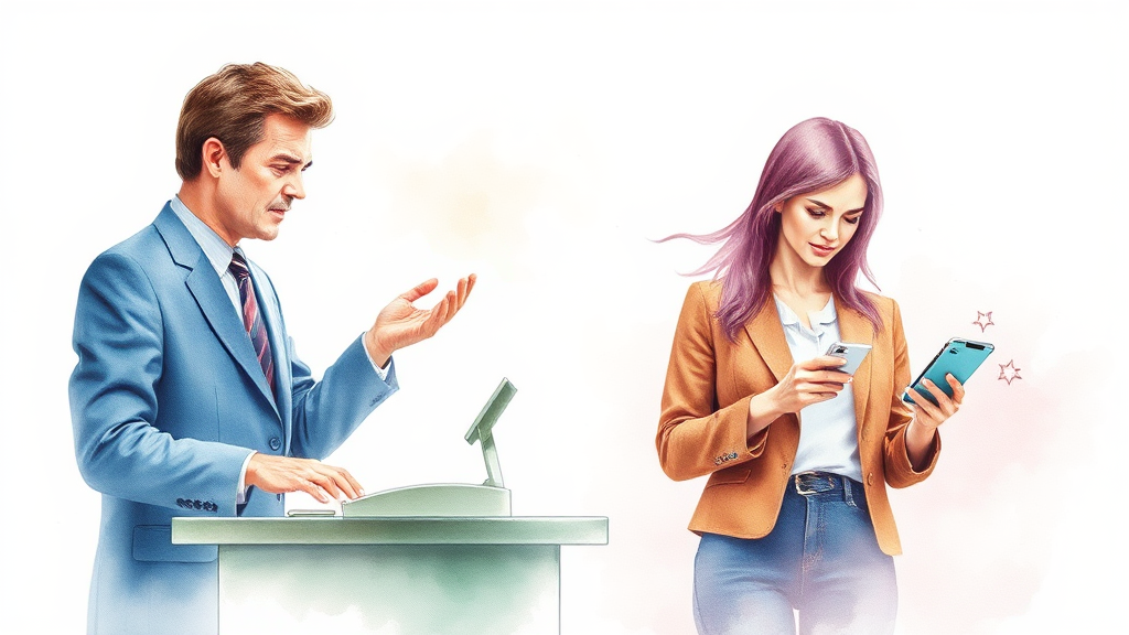 은행 송금, 장점과 단점은? (watercolor 스타일)