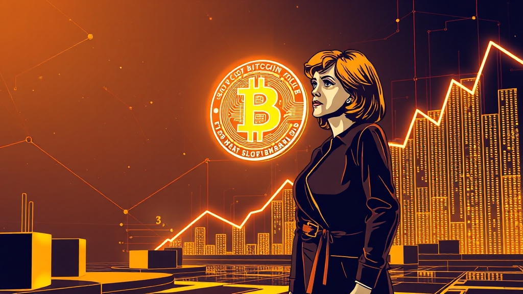 캐시 우드의 투자 전략 (illustration 스타일)