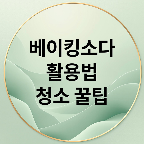 베이킹소다
활용법
청소 꿀팁 (베이킹소다 세척 주의사항)