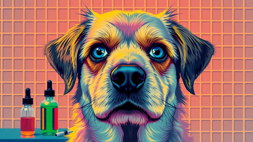 백내장 원인과 증상 (popart 스타일)