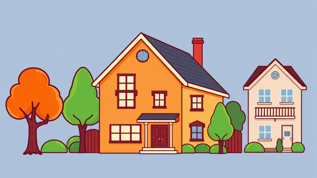 보유세와 거래세 조정, 그리고 정책의 의도 (cartoon 스타일)