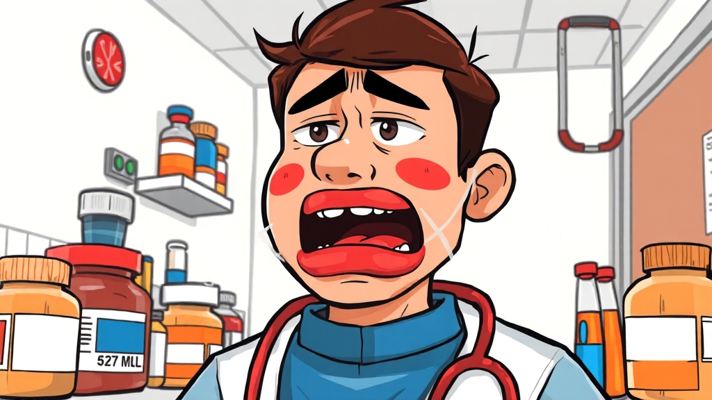 어떤 경우에 병원에 가야 할까요? (cartoon 스타일)