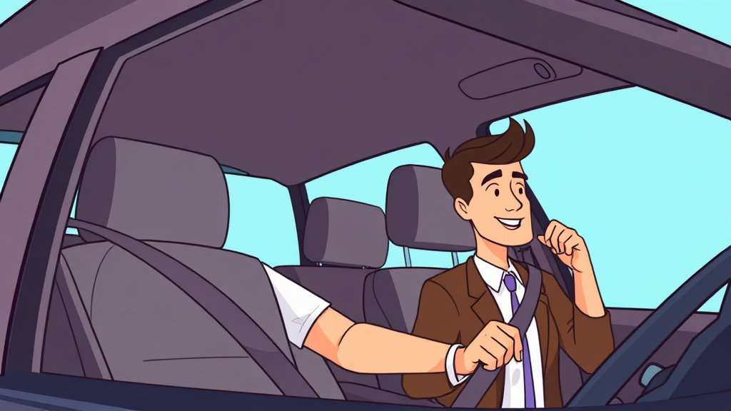 운전자보험, 꼭 필요한 이유 (cartoon 스타일)