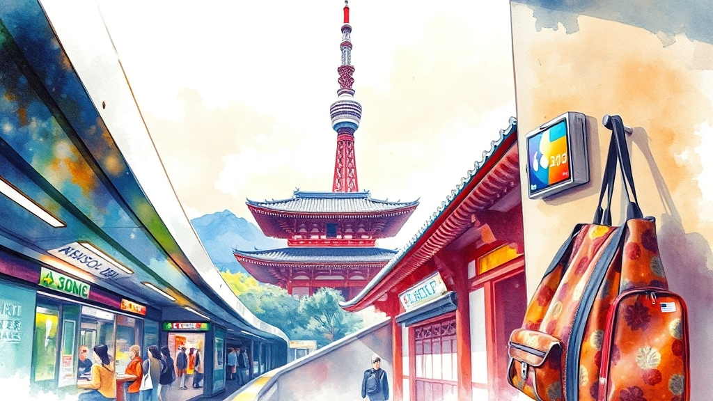 위치와 교통 접근성 (watercolor 스타일)
