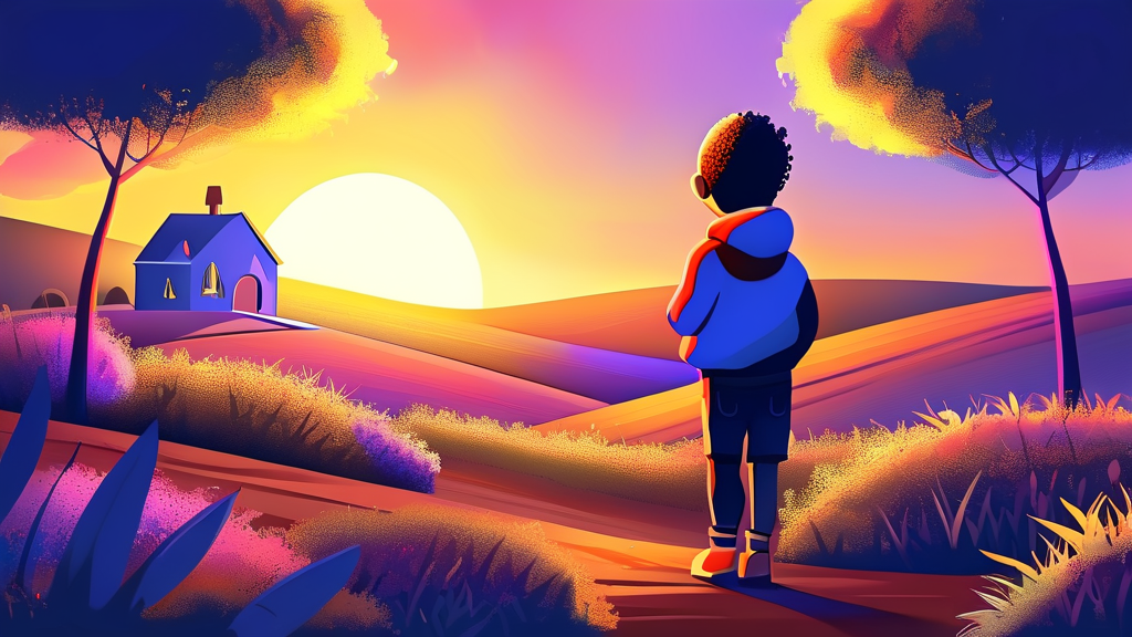 청년 주거 지원, 미래를 위한 든든한 발판 (cartoon 스타일)