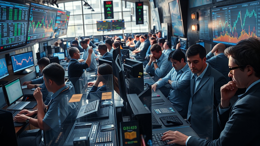 금리 인하 기대감과 엔비디아 주가 변동성 (realistic 스타일)