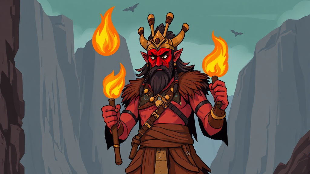 새로운 부족: 불과 재 등장 (cartoon 스타일)