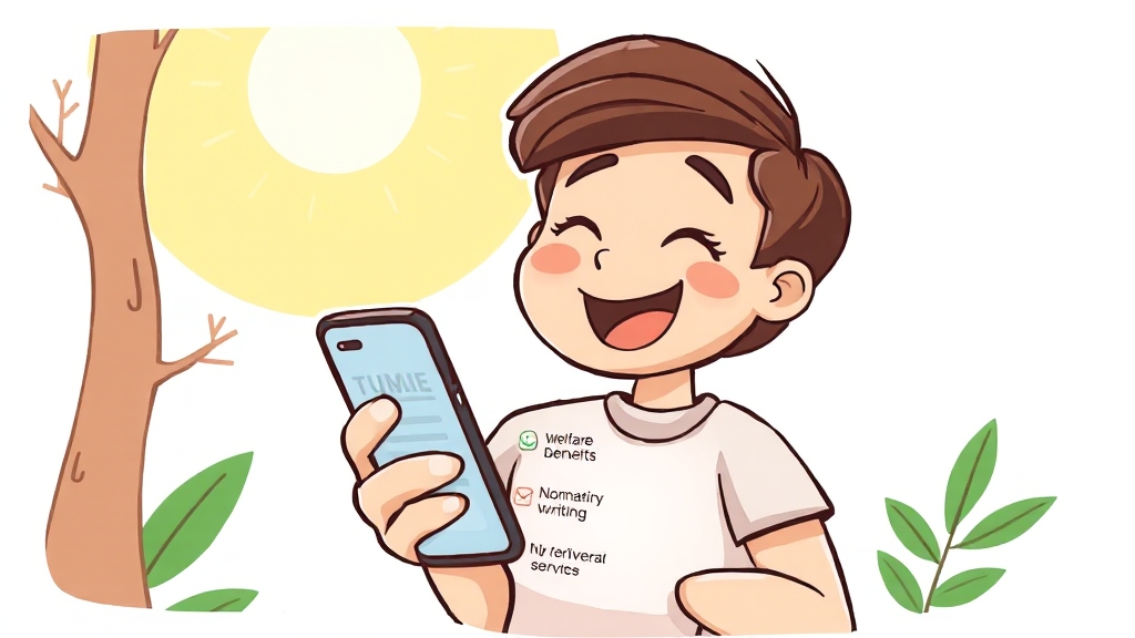 복지로, 이렇게 활용하세요! (cartoon 스타일)