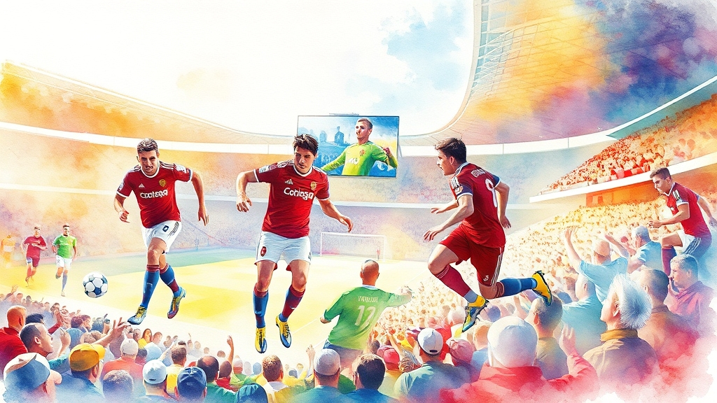 프리미어리그, 놓치지 마세요! (watercolor 스타일)