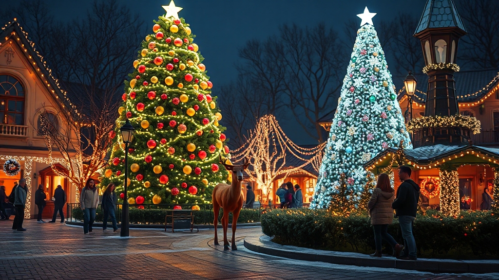 크리스마스 판타지 축제 (realistic 스타일)