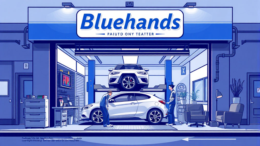 현대차 서비스센터 개요 (illustration 스타일)