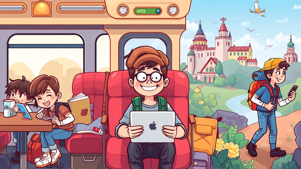 4050 취미 생활 추천 사이트 (cartoon 스타일)