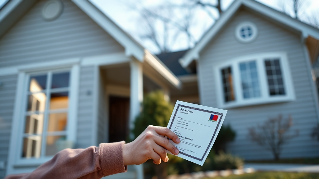 전입신고 완료 후 확인 사항 (realistic 스타일)