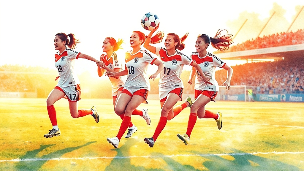 선수들의 활약과 기록 (watercolor 스타일)