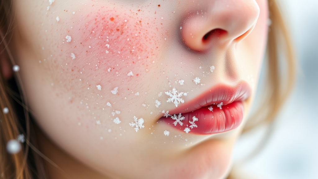 한랭 두드러기란? (watercolor 스타일)