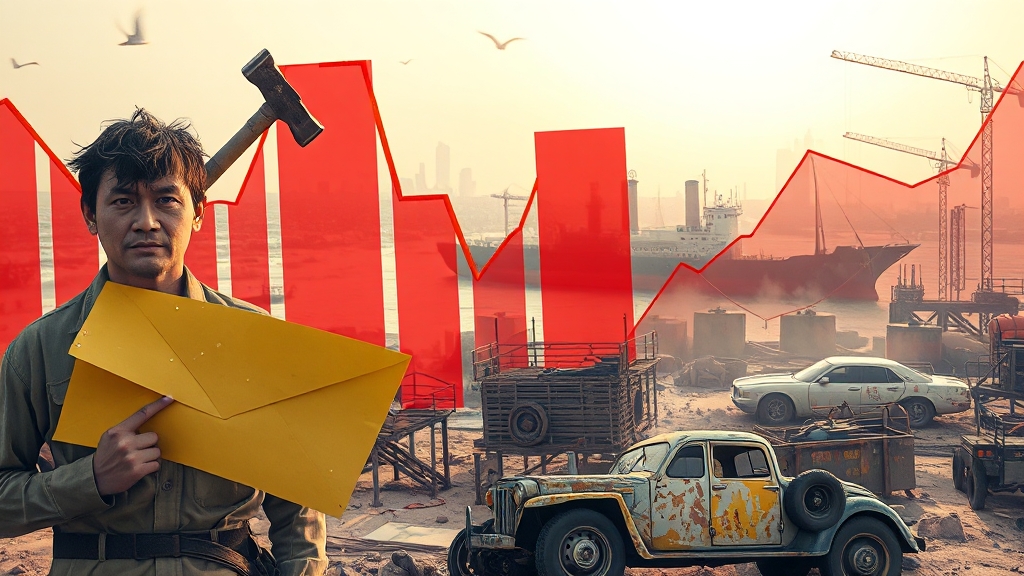 산업별 영향 및 전망 (realistic 스타일)