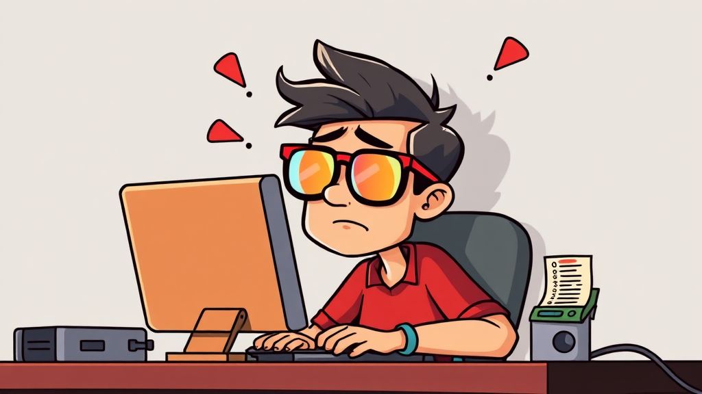 초보의 흔한 실수: 장밋빛 미래만 상상? (cartoon 스타일)