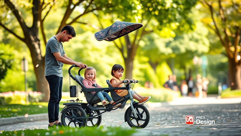 트라이크 유모차 선택 가이드 (realistic 스타일)