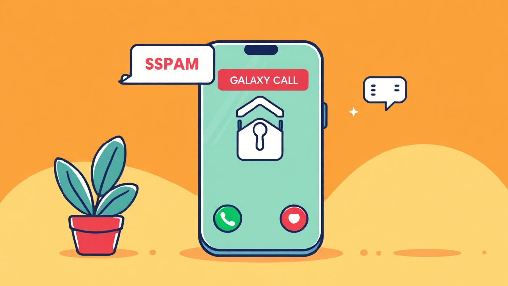 스팸 전화 및 보이스피싱 차단 효과 (cartoon 스타일)