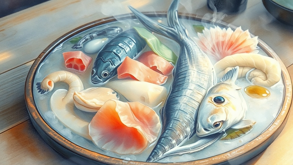 인기 메뉴 & 식당 정보 (watercolor 스타일)