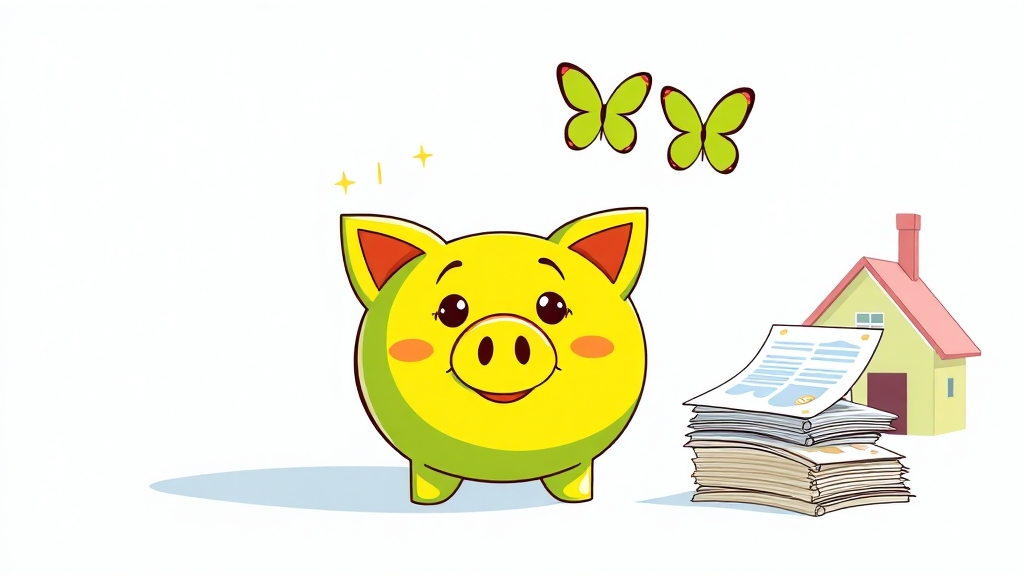 재산세, 아낄 수 있는 방법은 없을까요? (cartoon 스타일)