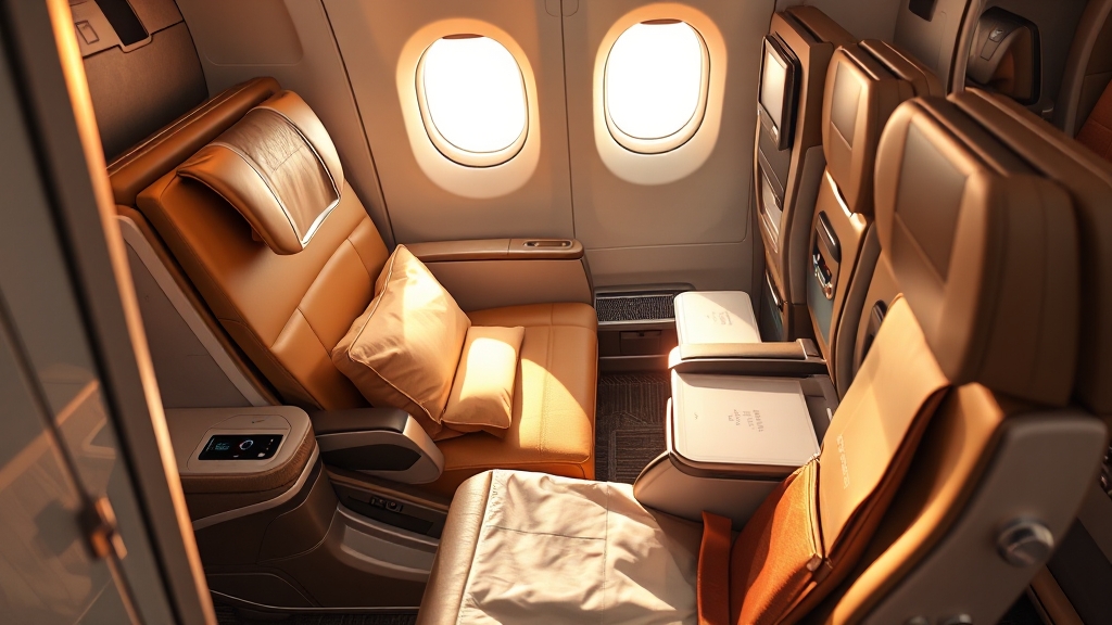 예약 등급별 좌석 선택 가이드 (realistic 스타일)