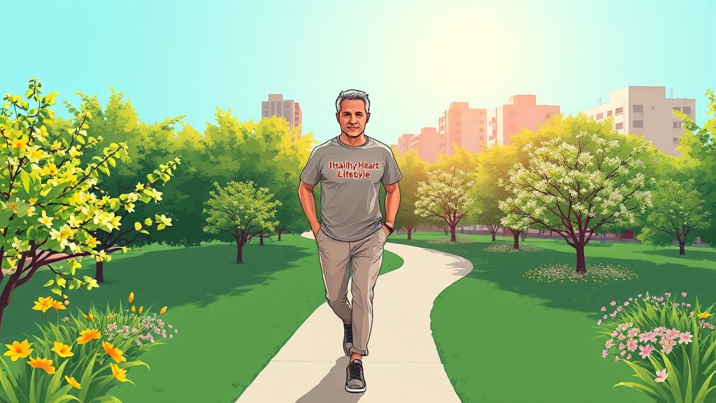 심비대증 환자를 위한 생활 가이드 (illustration 스타일)